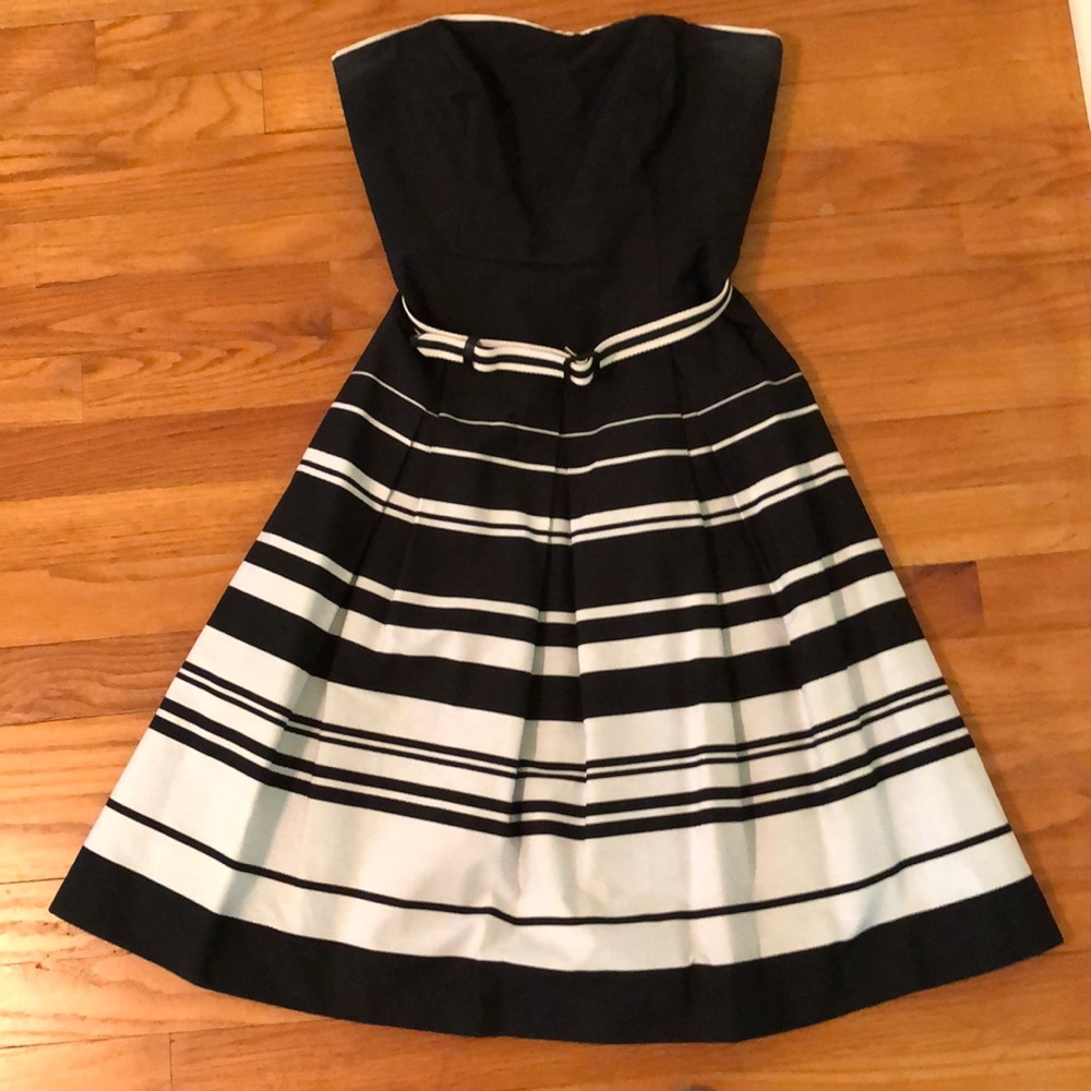 White House Black Market A-Line strapless